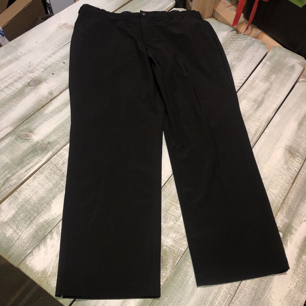 Short Par 4 Pants Mens 38x30 Golf Black Quick Dry Performance Stretch Athletic